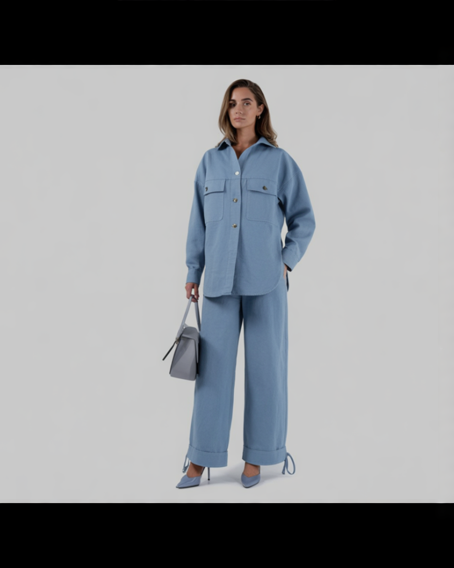 Lara Oversized Denim Set